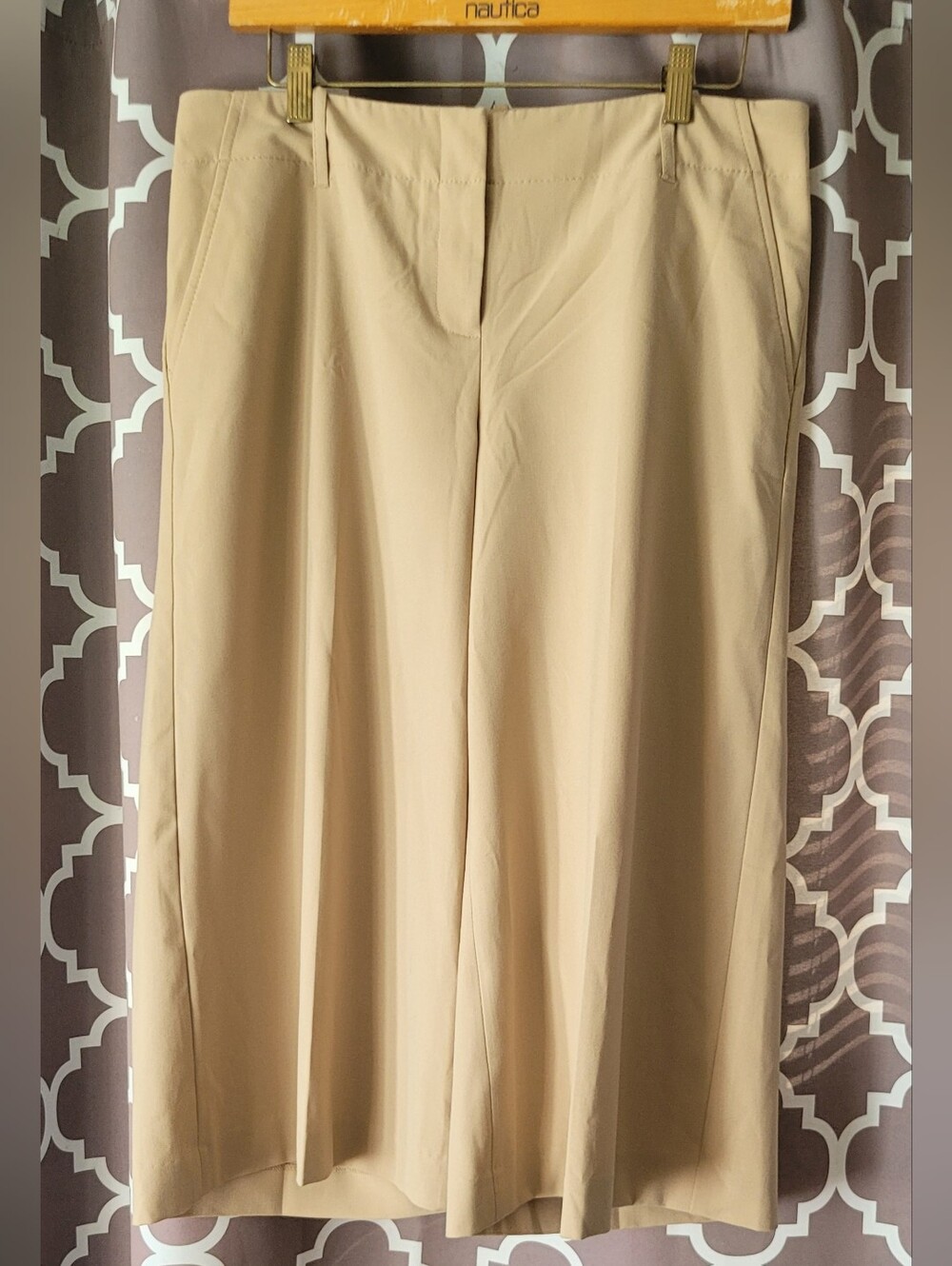 Gauchos -  The Limited  - Tan Wide-Leg Gauchos